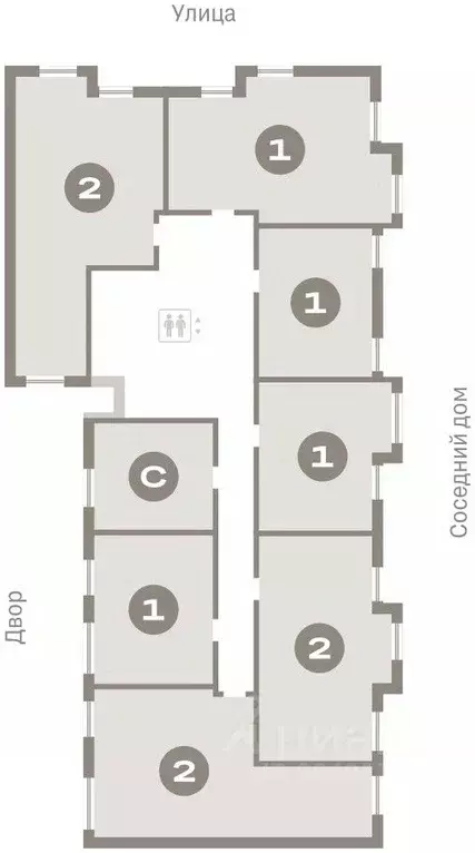 1-к кв. Новосибирская область, Новосибирский район, Краснообск рп, 3-й ... - Фото 1