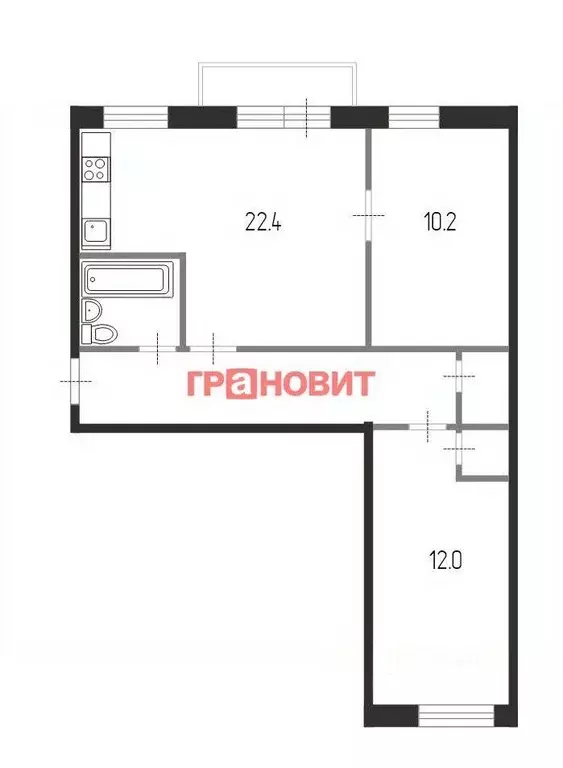 3-к кв. Новосибирская область, Новосибирск просп. Карла Маркса, 41 ... - Фото 1