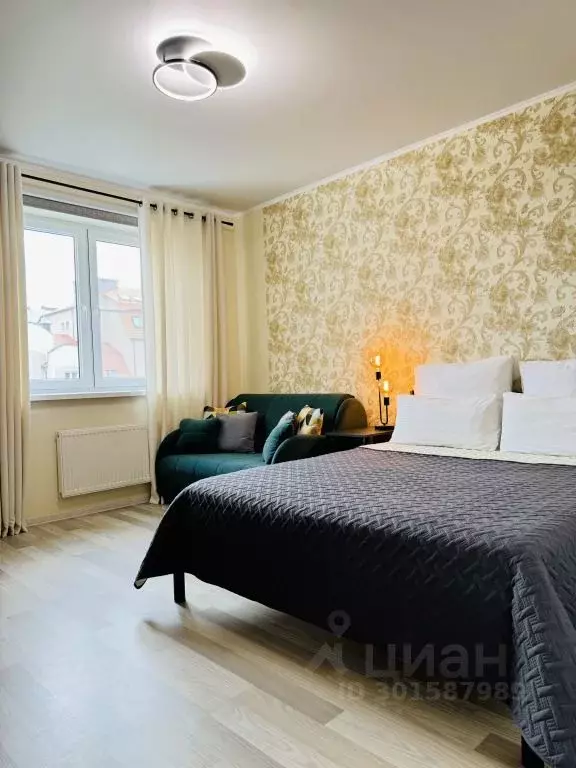 1-к кв. Калининградская область, Зеленоградск Окружная ул., 7 (38.0 м) - Фото 1