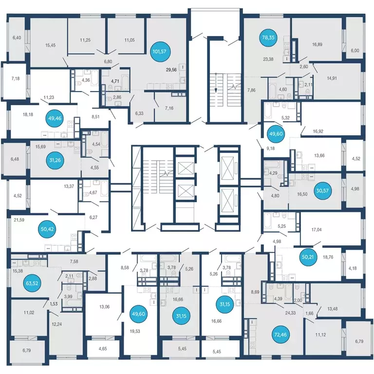 2-к кв. Липецкая область, Липецк Елецкое ш., 9 (63.52 м) - Фото 2