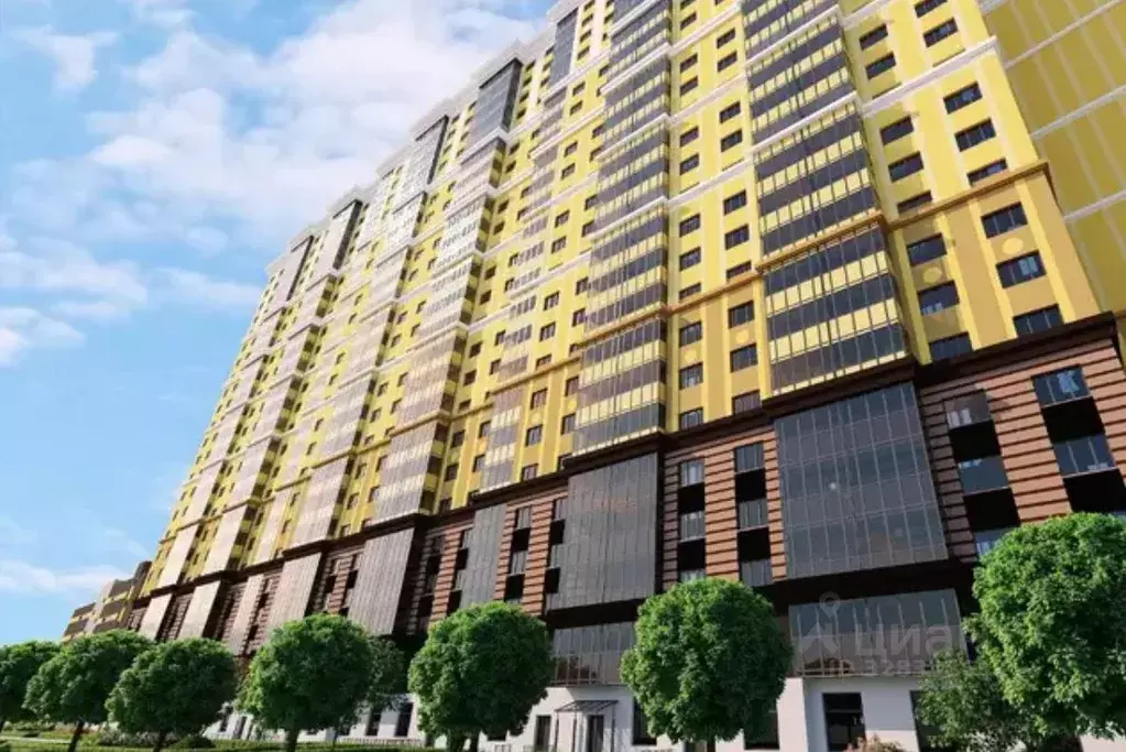 Студия Санкт-Петербург Октябрьская наб., 40 (24.7 м) - Фото 1