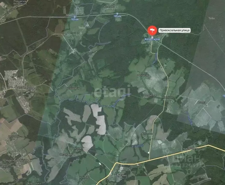 Участок в Калужская область, Ферзиковский муниципальный округ, ... - Фото 1