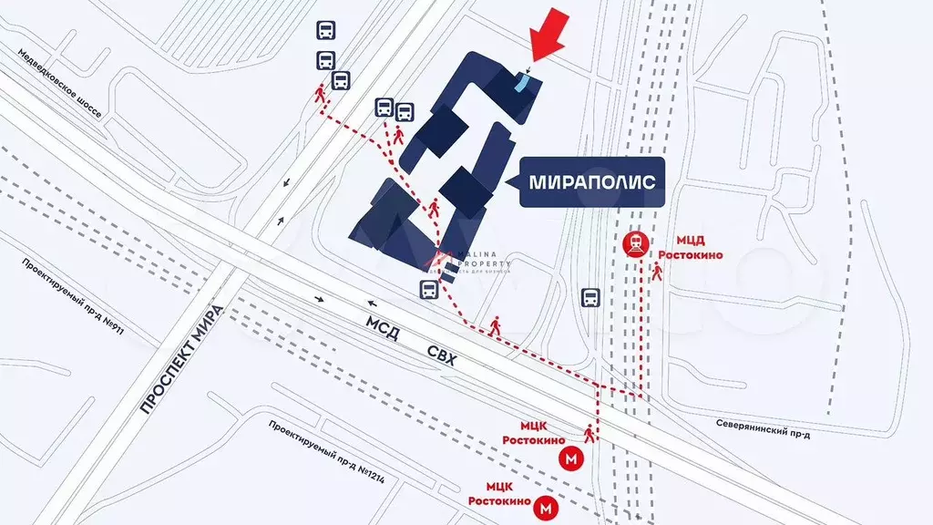 Продажа торгового помещения в ЖК Мираполис - Фото 1