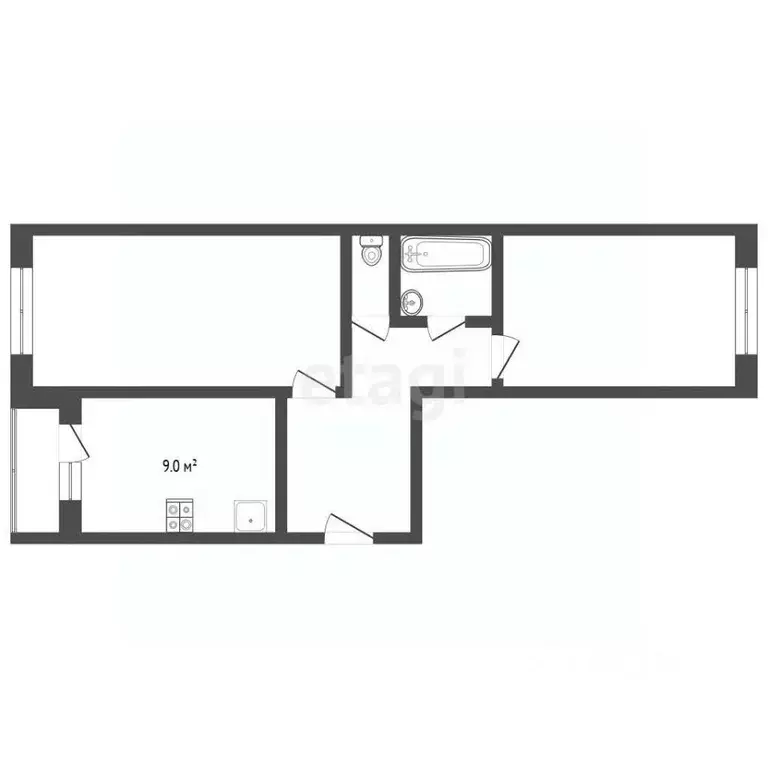 2-к кв. Владимирская область, Муром ул. Экземплярского, 70 (54.0 м) - Фото 2