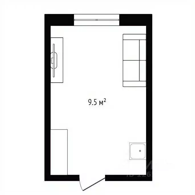 Комната Новосибирская область, Бердск ул. Кирова, 13А (9.5 м) - Фото 2