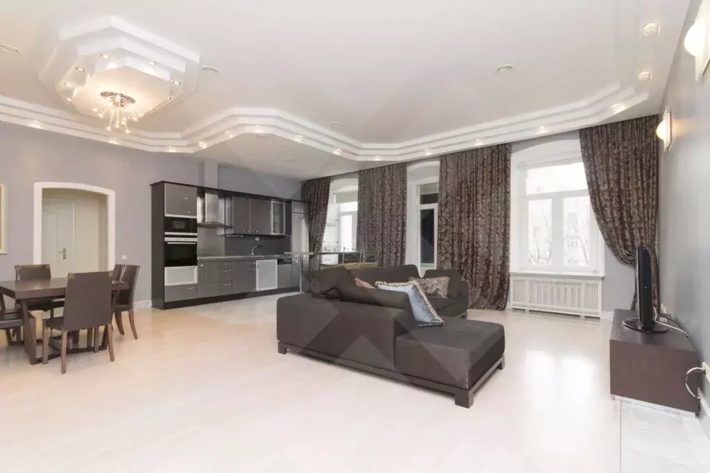 4-к кв. Москва ул. Остоженка, 7С1 (161.0 м) - Фото 1