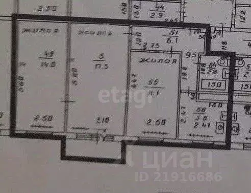 3-к кв. Калининградская область, Калининград ул. Лейтенанта Яналова, ... - Фото 1