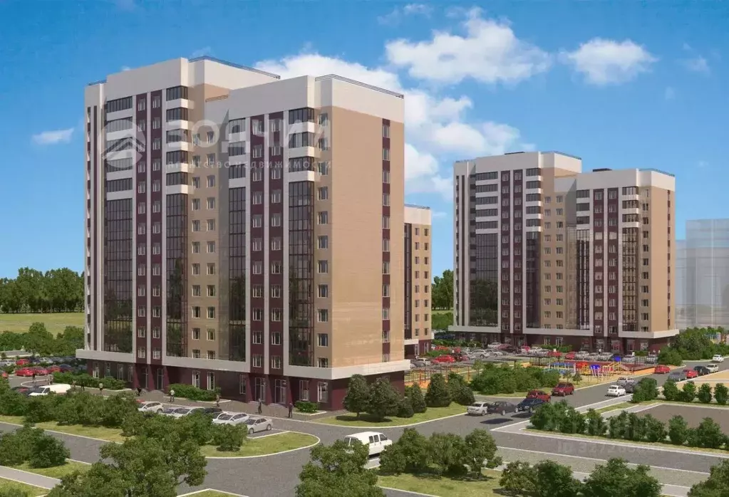 2-к кв. Чувашия, Новочебоксарск Советская ул., поз1 (61.0 м) - Фото 1