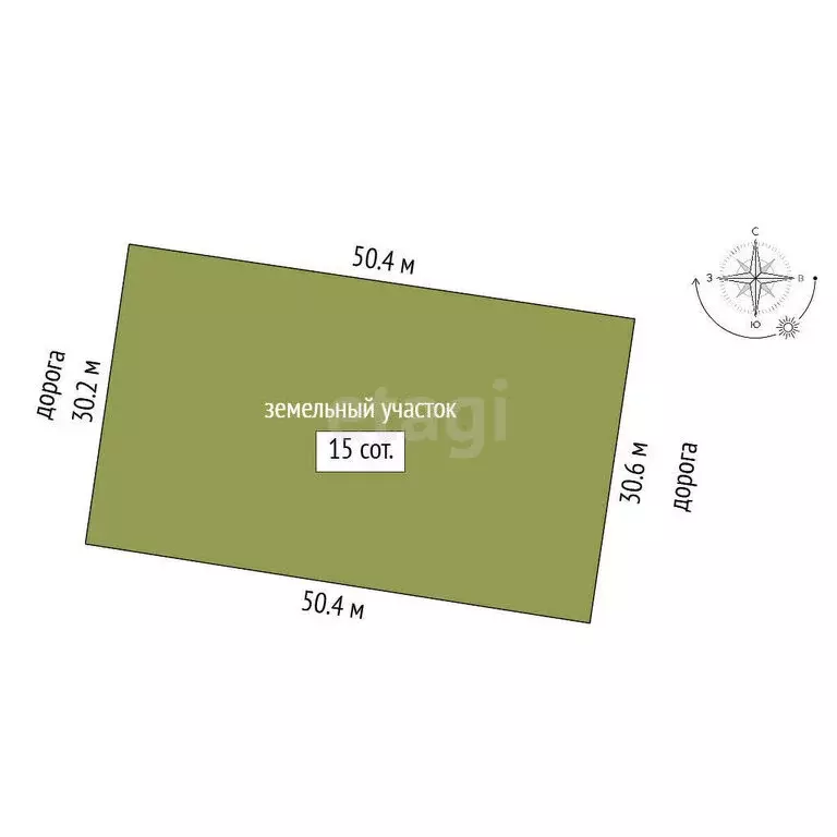 Участок в Преображенка, Раздольная улица (15 м) - Фото 1