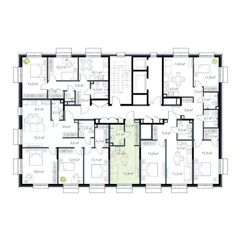 1-к кв. Приморский край, Владивосток Дом на Востоке жилой комплекс, ... - Фото 2