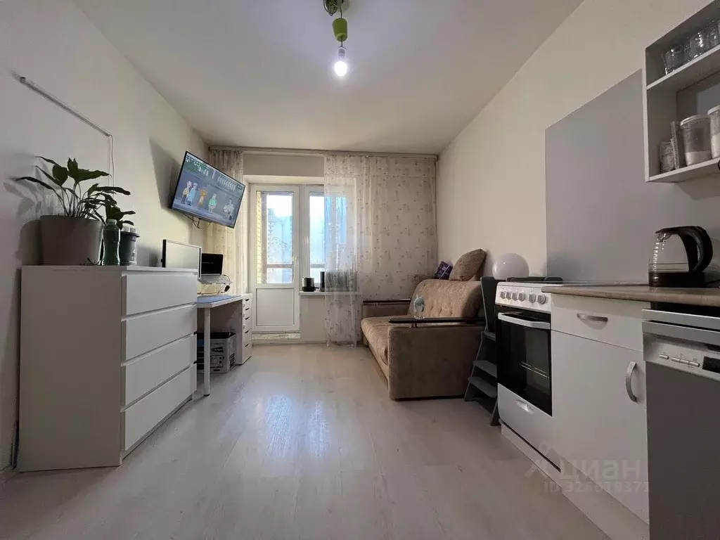 1-к кв. Санкт-Петербург пос. Парголово, ул. Федора Абрамова, 18к1 ... - Фото 2