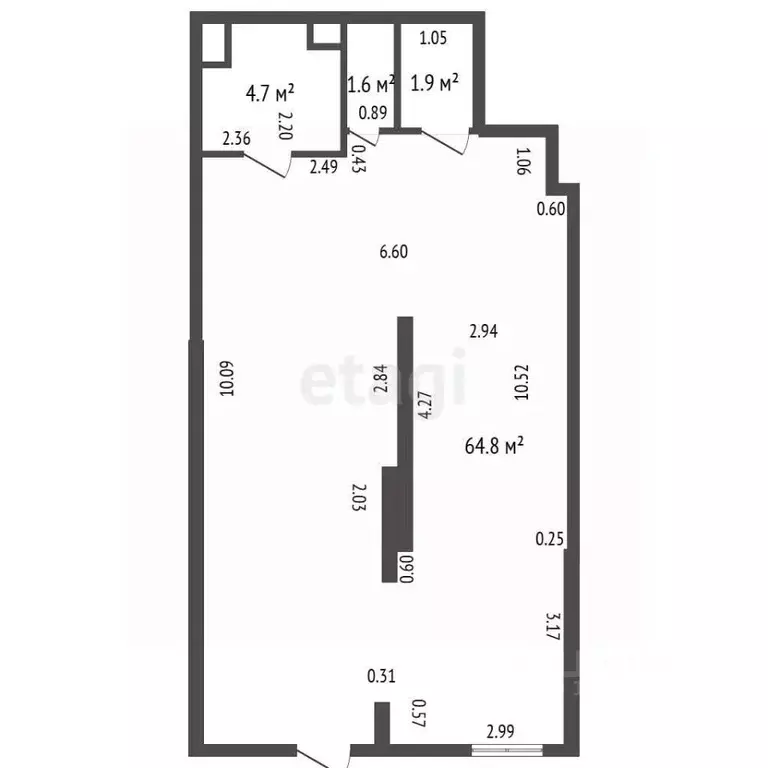 Помещение свободного назначения в Санкт-Петербург пос. Шушары, ... - Фото 2
