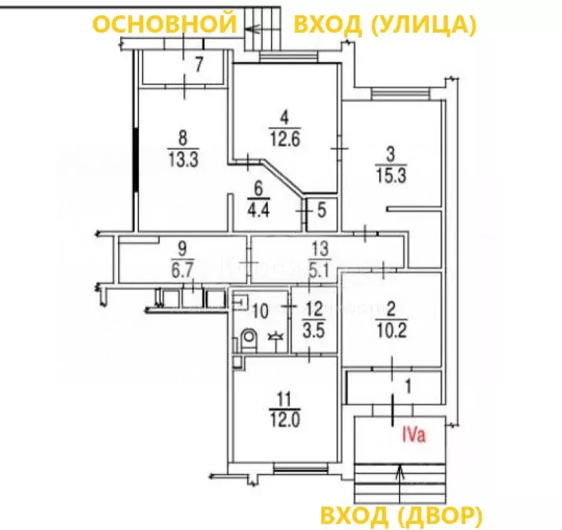 Помещение свободного назначения в Москва Дубнинская ул., 13 (92 м) - Фото 2