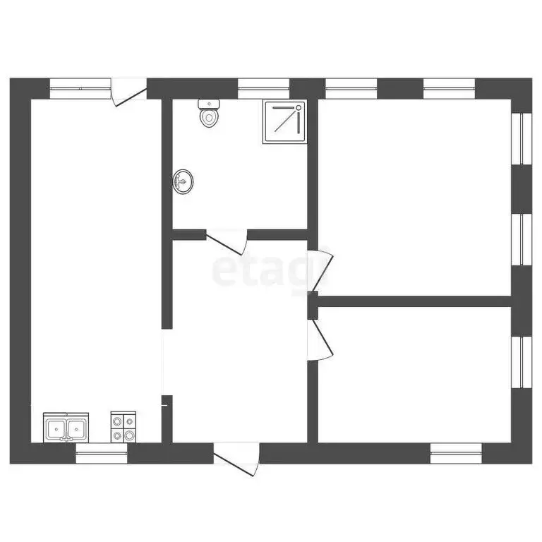 Дом в Пласт, Первомайская улица (41.8 м) - Фото 1