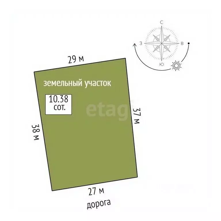 Участок в Крым, Ленинский район, Белинское с/пос, с. Новоотрадное ул. ... - Фото 1