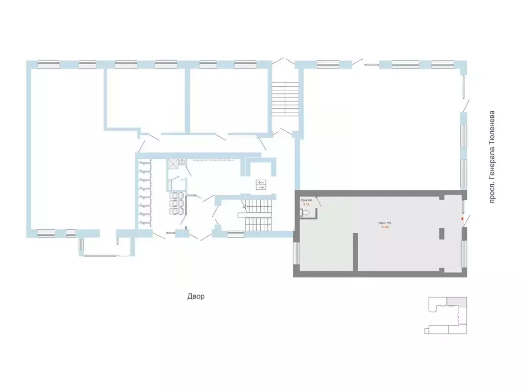 Помещение свободного назначения в Ульяновская область, Ульяновск ул. ... - Фото 1