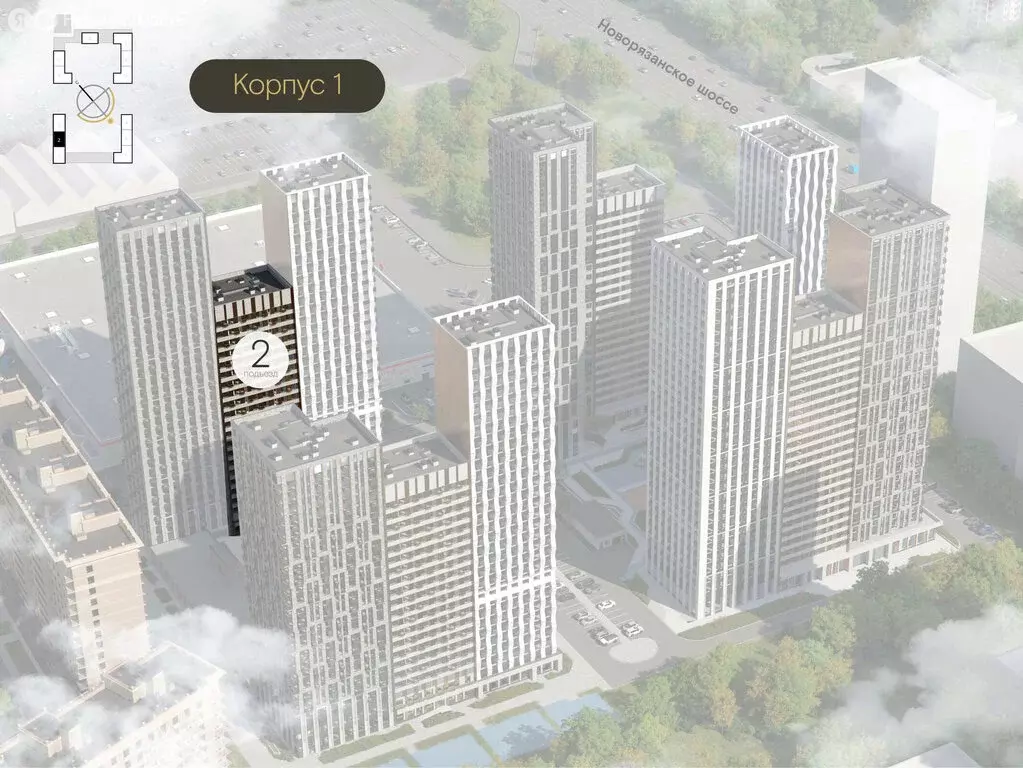 Квартира-студия: Котельники, ЖК Дюна (28.33 м) - Фото 2