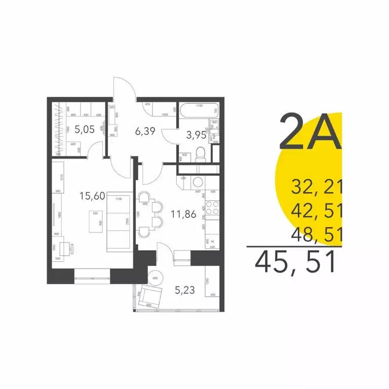 1-к кв. Московская область, Домодедово Востряково мкр, Оптима жилой ... - Фото 1