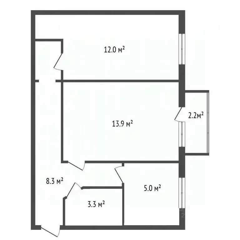 2-к кв. Санкт-Петербург Московский просп., 199 (42.5 м) - Фото 2