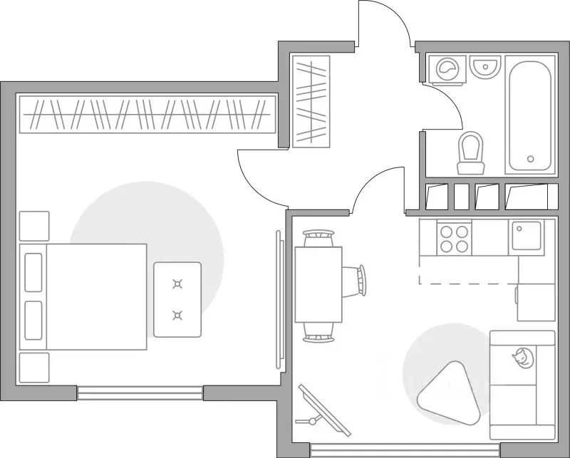2-к кв. Московская область, Долгопрудный Гранитный мкр, Бригантина ... - Фото 1