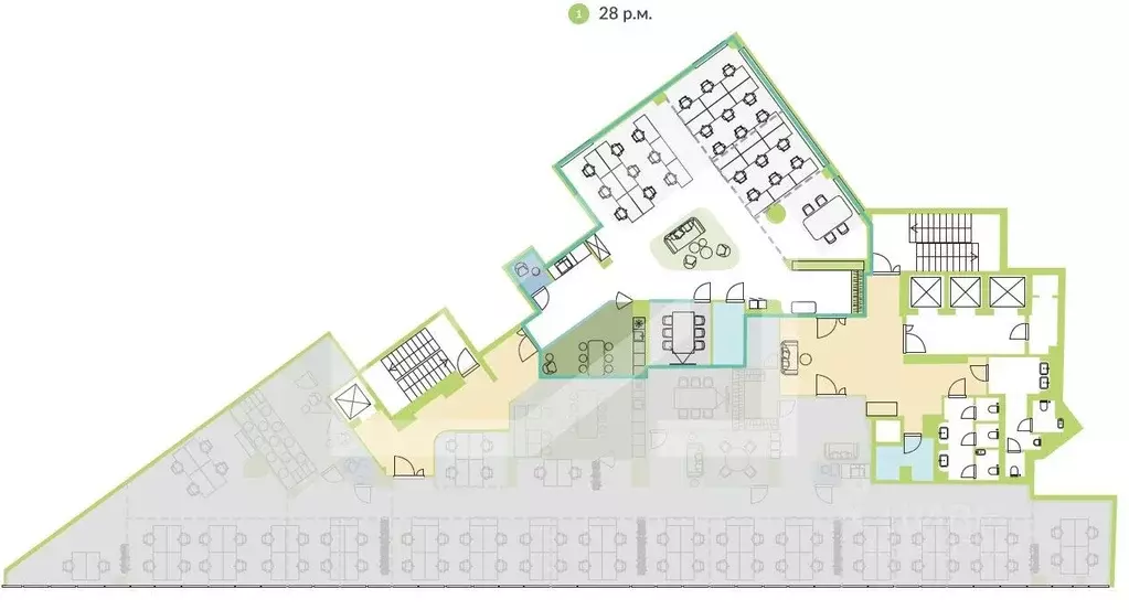 Офис в Москва Новослободская ул., 16 (140 м) - Фото 2