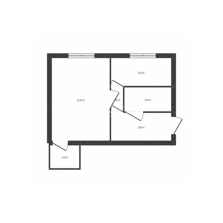 1-к кв. Брянская область, Брянск ул. Ульянова, 31А (31.7 м) - Фото 2