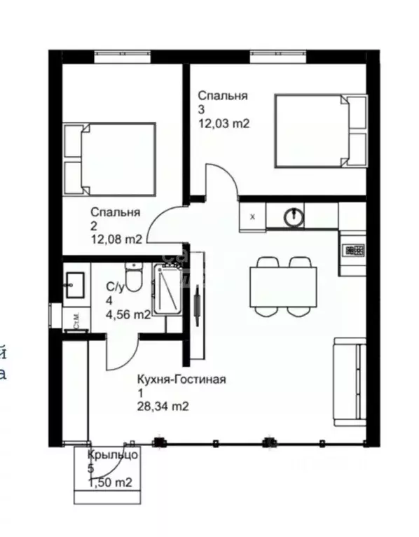 Коттедж в Липецкая область, Липецкий муниципальный округ, с. Ленино  ... - Фото 2