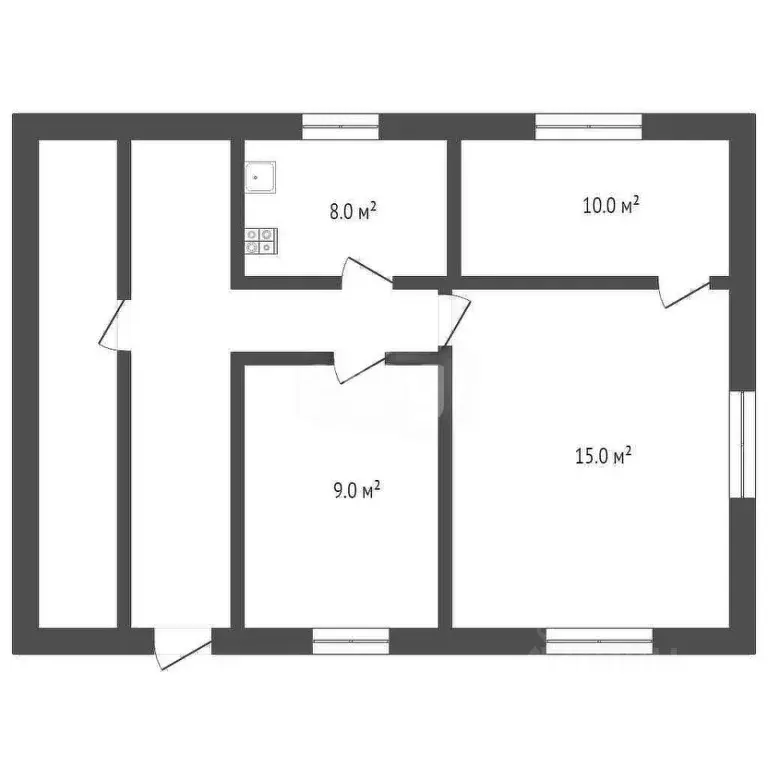 Дом в Брянская область, Брянск ул. Глинки (50 м) - Фото 2