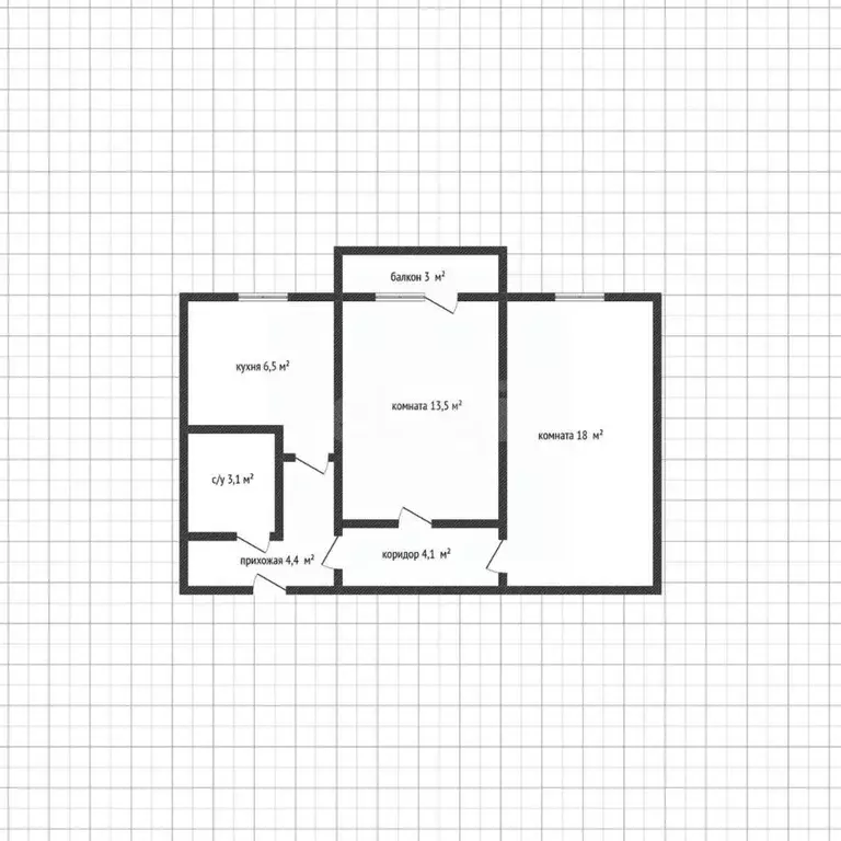 2-к кв. Адыгея, Майкоп Депутатская ул., 2 (49.6 м) - Фото 2