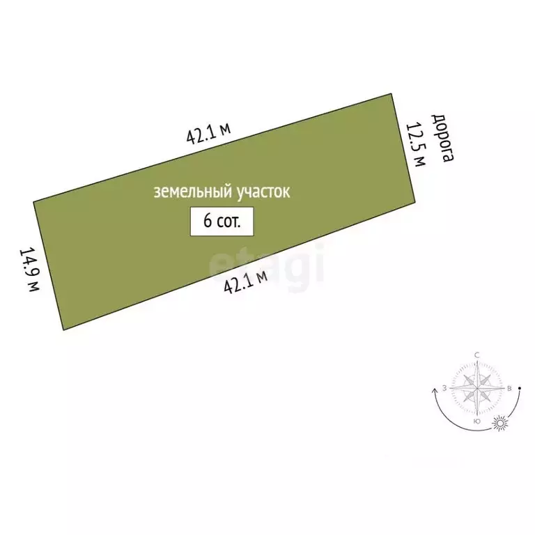 Участок в Ханты-Мансийский АО, Ханты-Мансийск Ветеран СОТ, 7 (6.0 ... - Фото 2