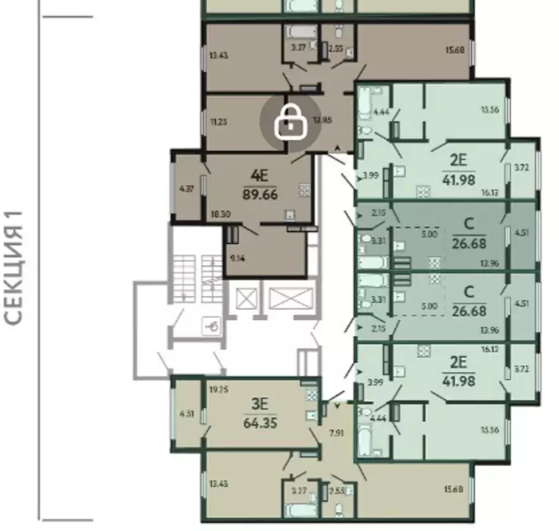 1-к кв. Курская область, Курск Курского завода тракторных запчастей ... - Фото 2