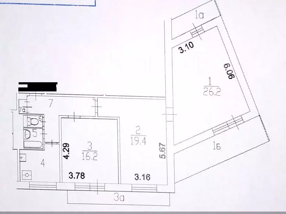 3-к кв. Москва ул. Островитянова, 39 (79.4 м) - Фото 2