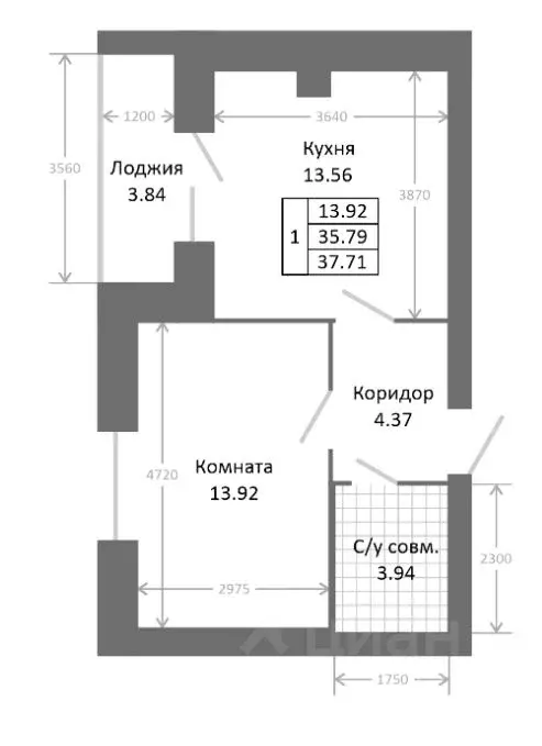 1-к кв. Ярославская область, Ярославль Клубная ул., 31 (39.63 м) - Фото 2