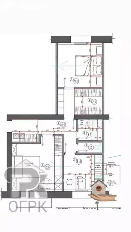 2-комнатная квартира: Москва, Болотниковская улица, 1к3 (57 м) - Фото 2