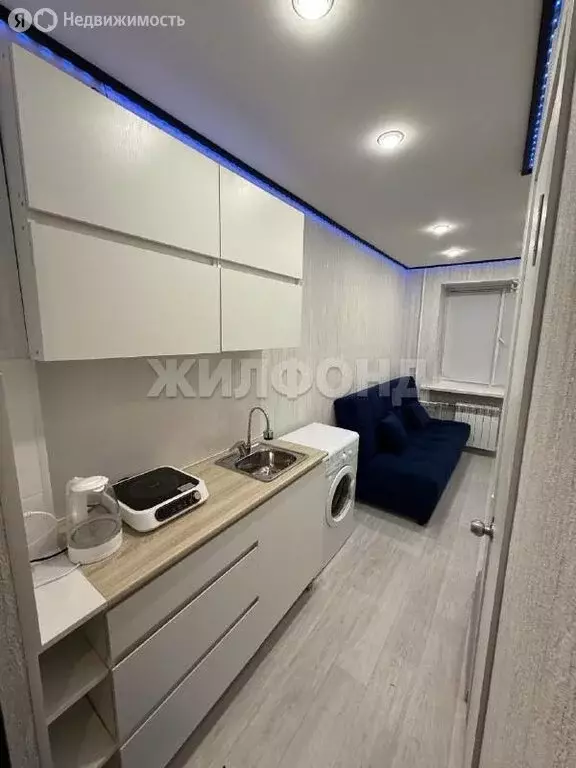 Квартира-студия: Новосибирск, улица Ватутина, 33 (17 м) - Фото 1