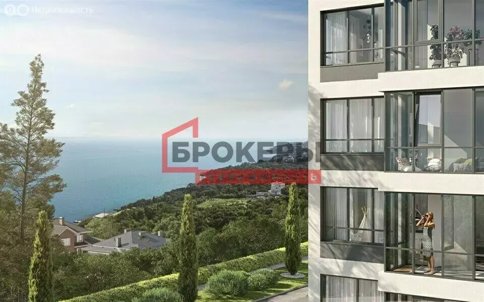 Квартира-студия: Алупка, Севастопольское шоссе, 6Ак1 (40.6 м) - Фото 2