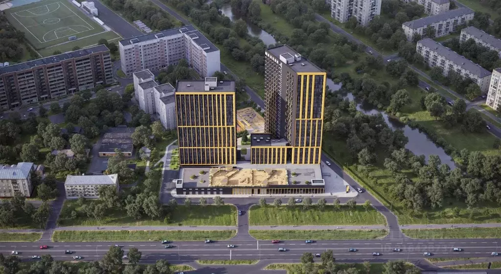 2-к кв. Нижегородская область, Нижний Новгород Спортивный мкр, ... - Фото 2