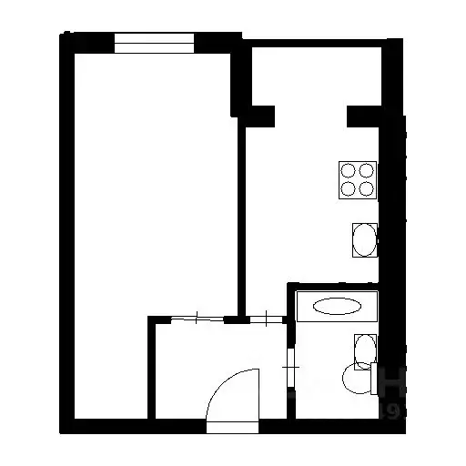 1-к кв. Башкортостан, Уфа ул. Энтузиастов, 13 (40.0 м) - Фото 1