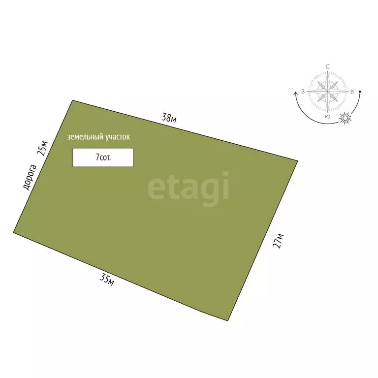 Участок в Феодосия, Учительская улица, 5 (7.4 м) - Фото 1