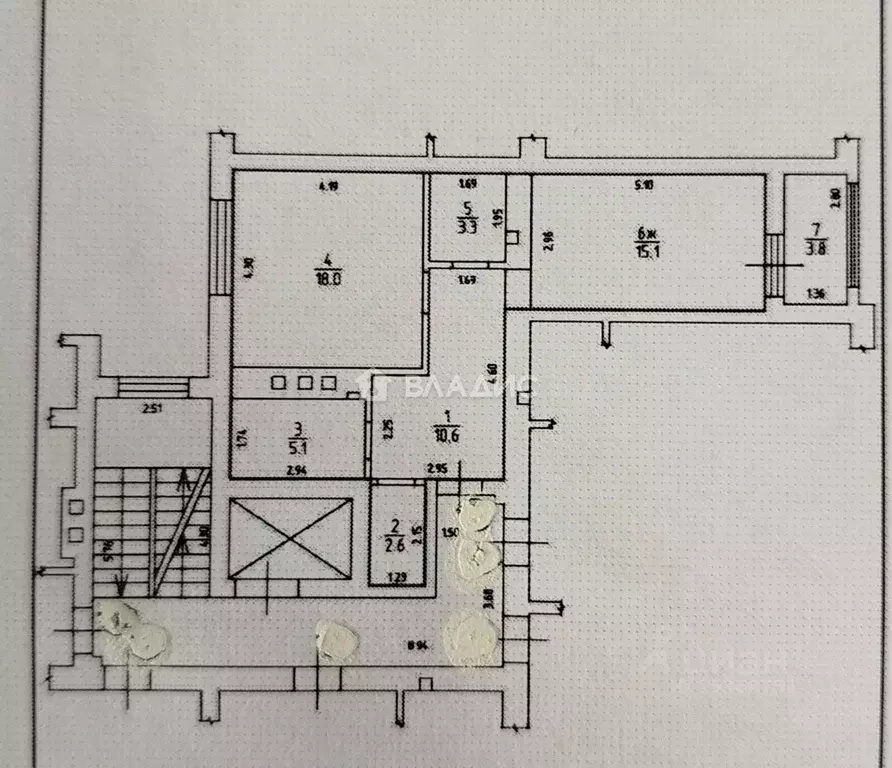1-к кв. Калининградская область, Калининград ул. Свердлова, 28 (54.7 ... - Фото 2