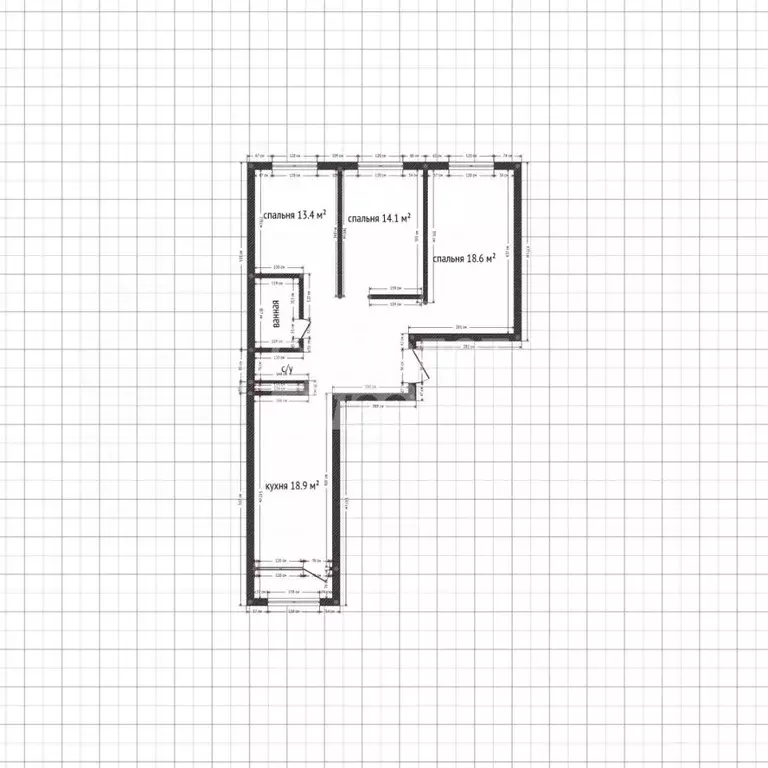 3-к кв. Адыгея, Майкоп ул. К.А. Васильева, 1 (83.4 м) - Фото 2
