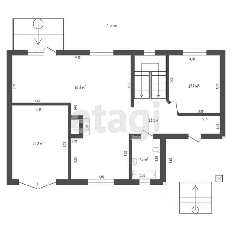 Дом в Новосибирская область, Искитимский район, пос. Мичуринский ул. ... - Фото 2