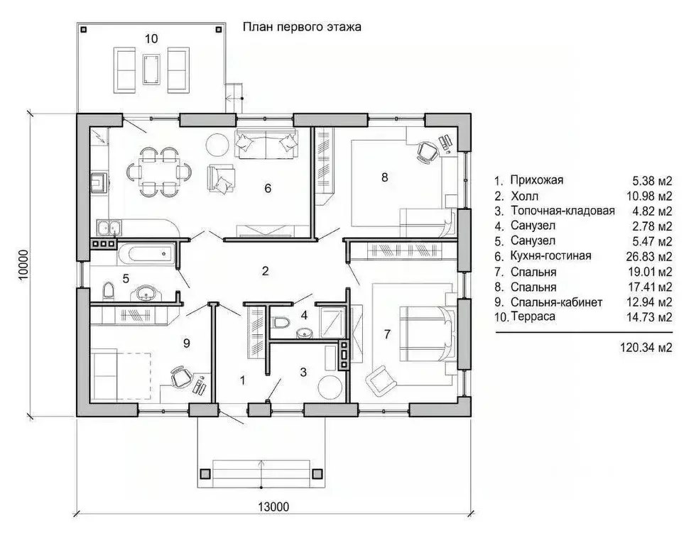 Дом в Тульская область, Тула городской округ, д. Хопилово, Восточный ... - Фото 2