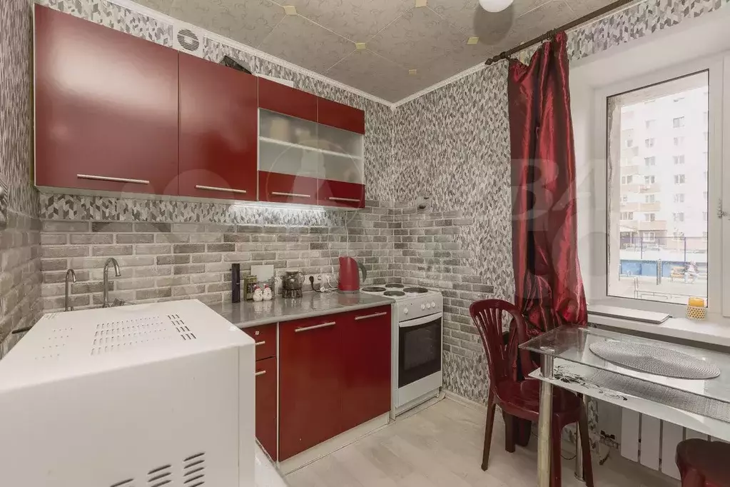 1-к. квартира, 32 м, 1/9 эт. - Фото 1