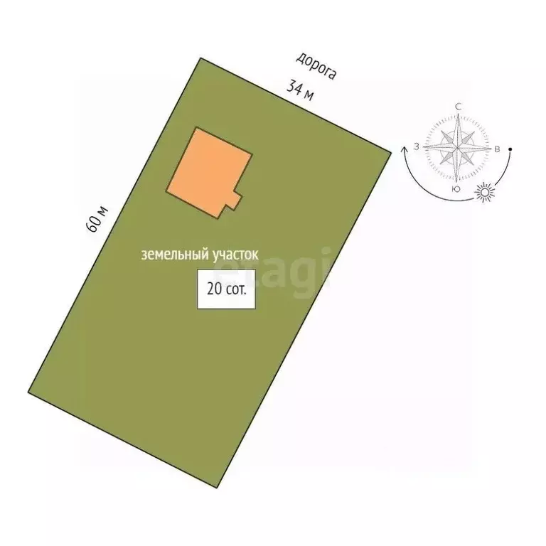 Дом в Мордовия, Кочкуровский район, с. Булгаково ул. Полевая, 50 (150 ... - Фото 2