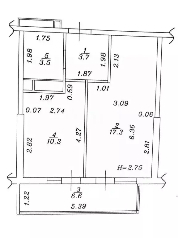 1-к кв. Краснодарский край, Анапа ул. Омелькова, 93 (41.4 м) - Фото 2