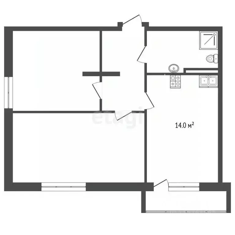 2-к кв. Краснодарский край, Анапа Владимирская ул., 114к1 (56.1 м) - Фото 1