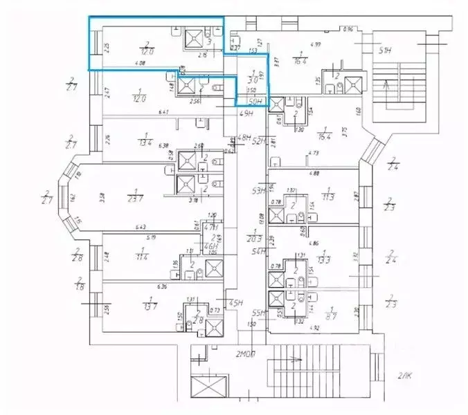 Студия Санкт-Петербург Приморский просп., 6 (17.6 м) - Фото 2