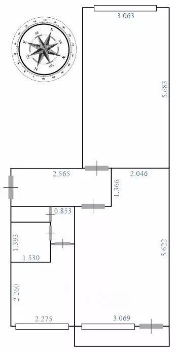 2-к кв. Московская область, Щелково ул. Космодемьянская, 17к3 (47.5 м) - Фото 1