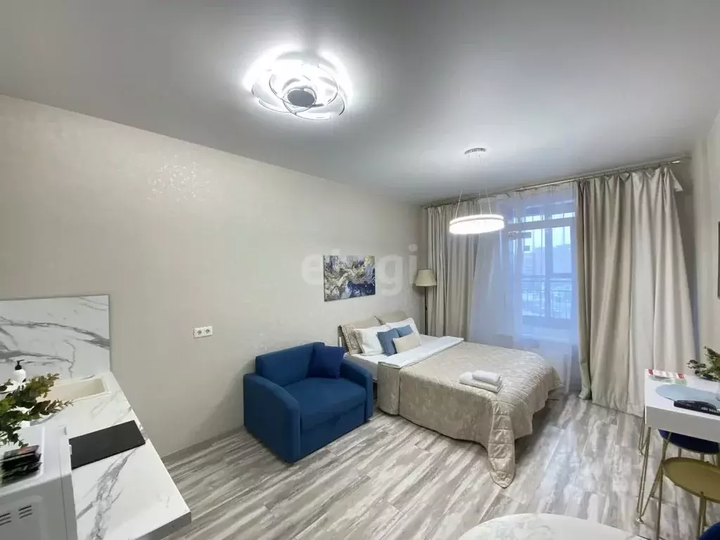 Студия Красноярский край, Красноярск Октябрьская ул., 16 (26.0 м) - Фото 1